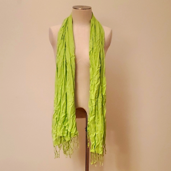 Accessories Pashmina Lime Green Scarfwrapshawl Poshmark